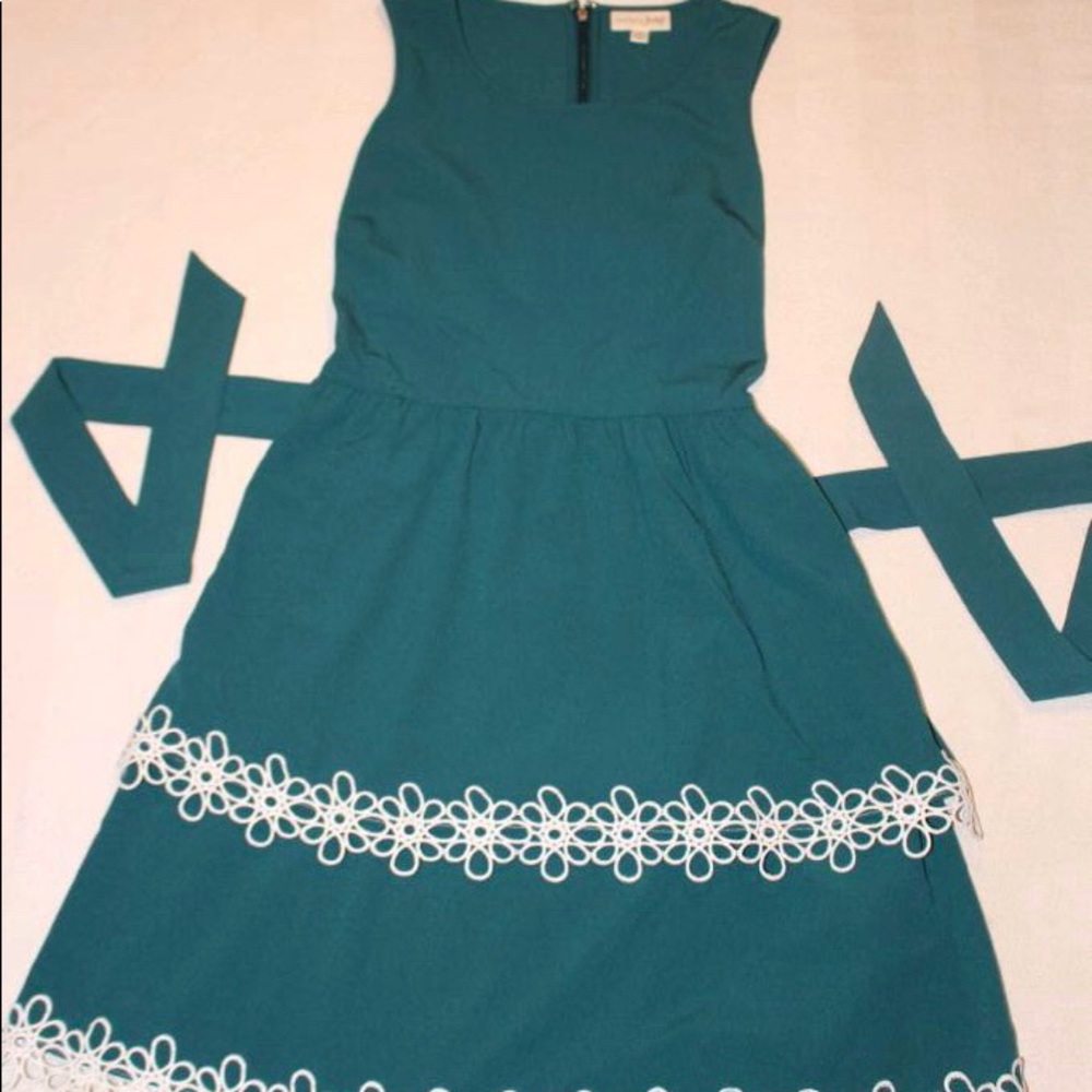 Maison Jules Teal dress